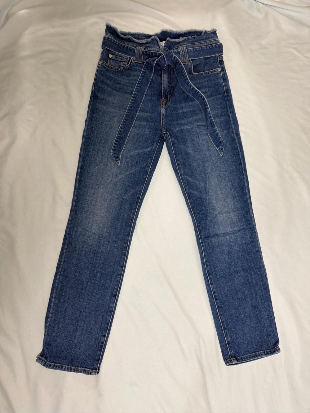 7 For All Mankind Tie-Waist Jean - Size 27